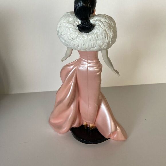 Vintage The Danbury Mint Enchanted Evening Barbie Figurine 1995 - Picture 5 of 5